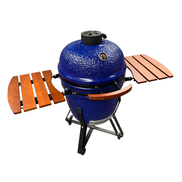 Blauwe kamado barbecue The Blue Burner van Deponti kopen bij Tuinartikel Totaal