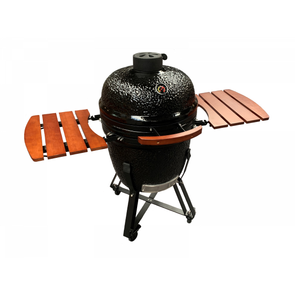 Zwarte kamado barbecue The Black Edition van Deponti kopen bij Tuinartikel Totaal