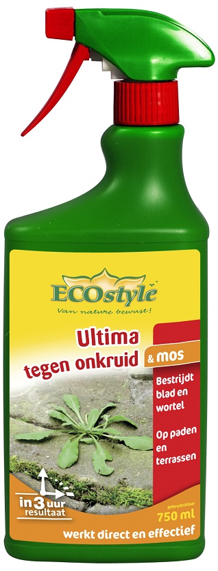 Afbeelding Ecostyle Ultima Onkruid & Mos Concentraat - Onkruidbestrijding - 1020 ml door Tuinartikeltotaal.nl